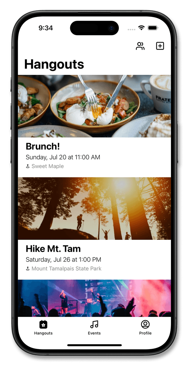 LocalVibez app screenshot